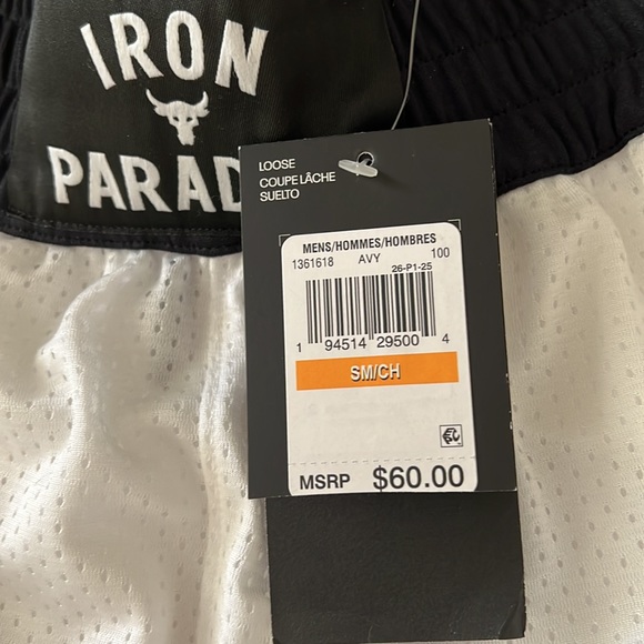 Under Armour Project Rock Training Shorts - Picture 5 of 5